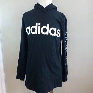 Black Adidas loose hoodie